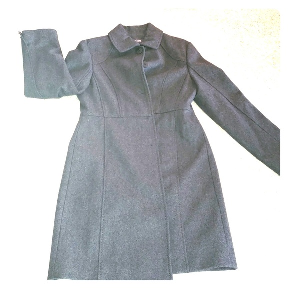 Kenneth Cole Reaction Gray Structured Coat - Picture 2 of 6